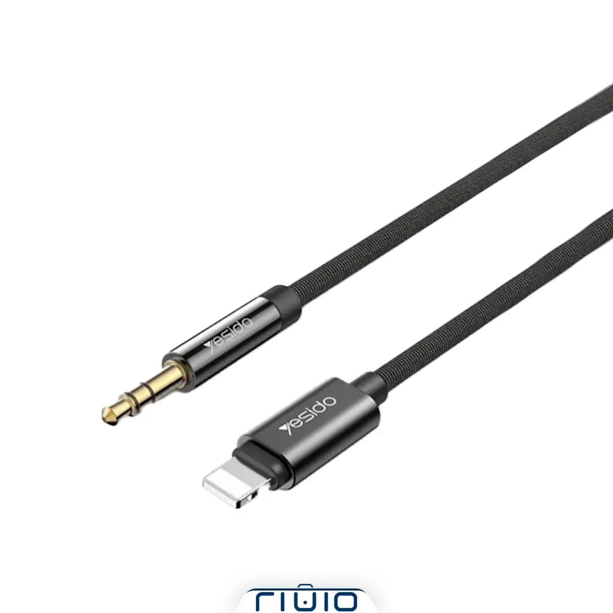کابل تبدیل لایتنینگ به AUX یسیدو مدل Yesido YAU-17 طول 1.2 متر