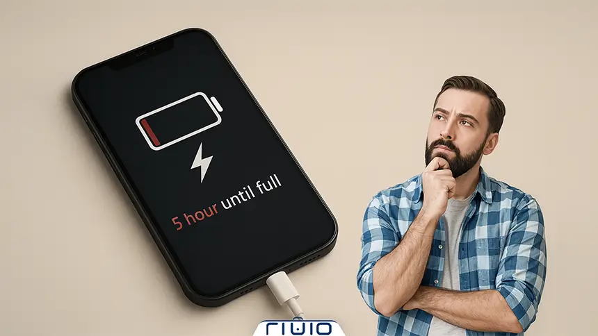 چرا گوشیم کند شارژ میشه