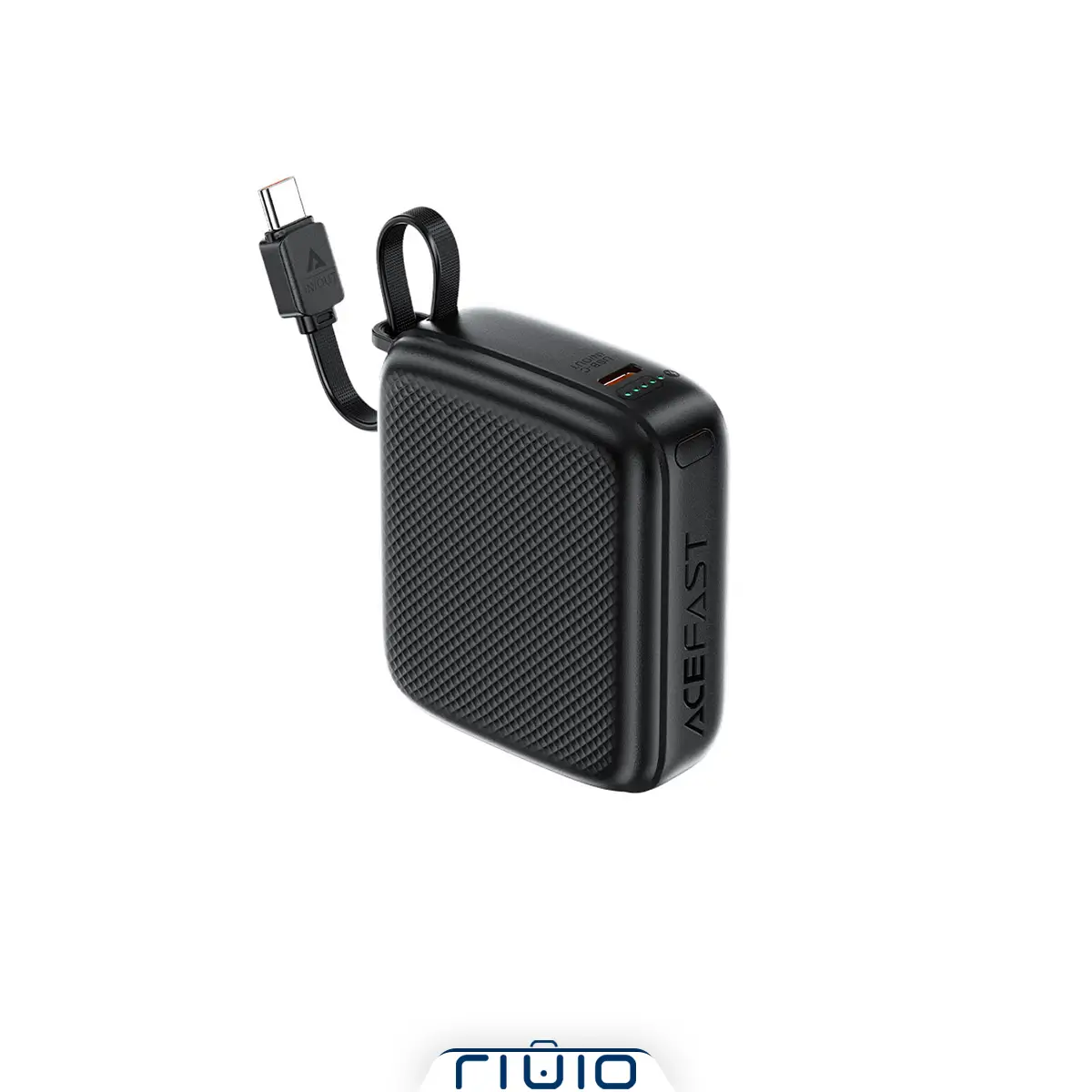 پاوربانک 10000 میلی آمپر ایس فست مدل ACEFAST M15 توان 20 وات به همراه کابل متصل